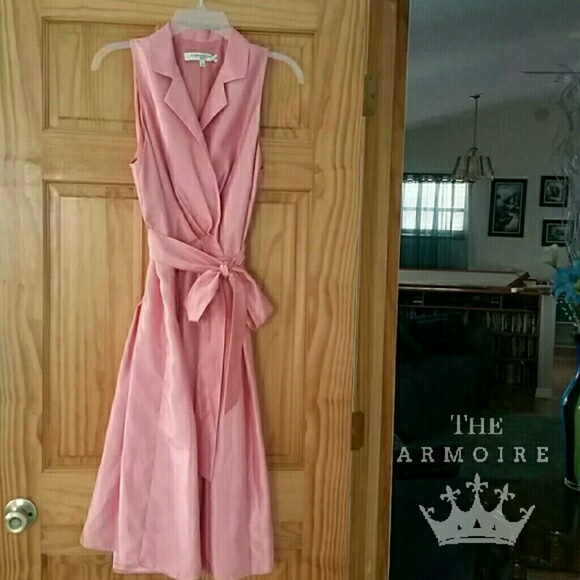 Evan Picone Dresses & Skirts - *Even Picone Retro Spring Coral satin dress*